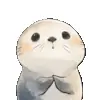 🥺 Эмодзи «⠀ ⠀ ⠀ ⠀ ⠀Тюлень» для Telegram