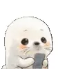 🥺 Эмодзи «⠀ ⠀ ⠀ ⠀ ⠀Тюлень» для Telegram