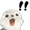 😮 Эмодзи «⠀ ⠀ ⠀ ⠀ ⠀Тюлень» для Telegram