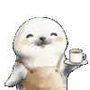 😊 Эмодзи «⠀ ⠀ ⠀ ⠀ ⠀Тюлень» для Telegram