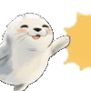 👊 Эмодзи «⠀ ⠀ ⠀ ⠀ ⠀Тюлень» для Telegram