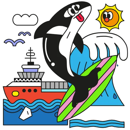 🌊 Стикер «ARCTICIZCOOL» для Telegram