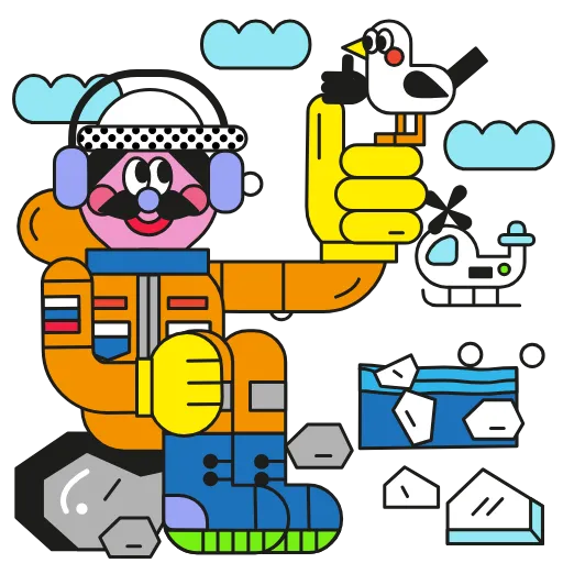 👍 Стикер «ARCTICIZCOOL» для Telegram