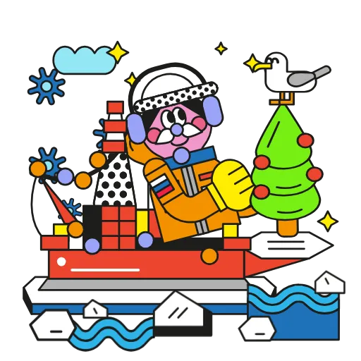🎄 Стикер «ARCTICIZCOOL» для Telegram
