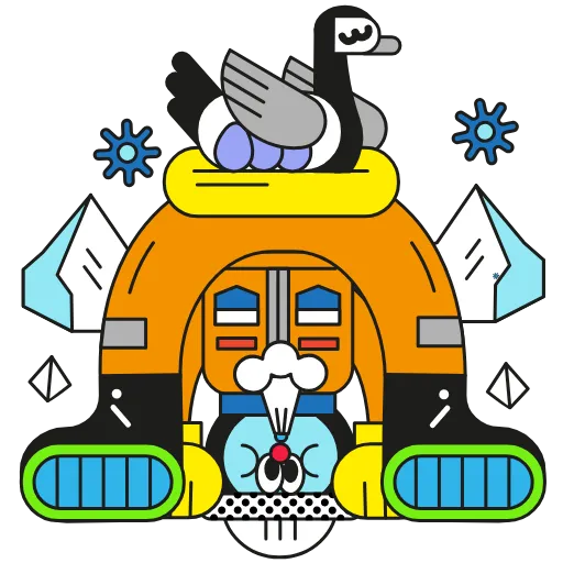 🥶 Стикер «ARCTICIZCOOL» для Telegram