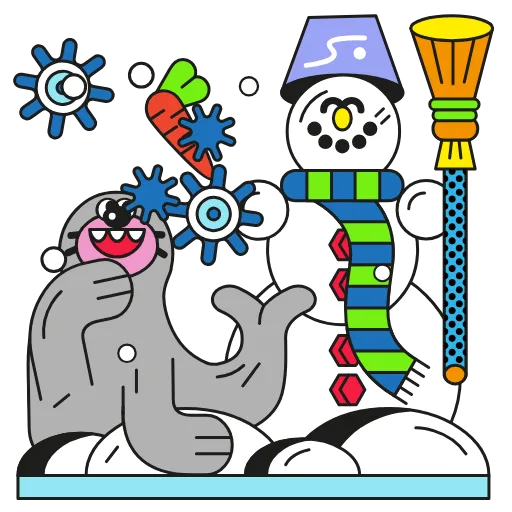 ❄️ Стикер «ARCTICIZCOOL» для Telegram