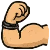💪 Эмодзи «Броненосец» для Telegram