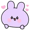 🥰 Эмодзи «Cute Bunny» для Telegram