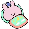 😴 Эмодзи «Cute Bunny» для Telegram