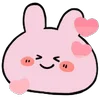 🥰 Эмодзи «Cute Bunny» для Telegram