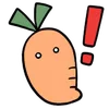 🥕 Эмодзи «Cute Bunny» для Telegram