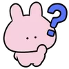 ❔ Эмодзи «Cute Bunny» для Telegram