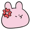 😡 Эмодзи «Cute Bunny» для Telegram