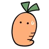 🥕 Эмодзи «Cute Bunny» для Telegram
