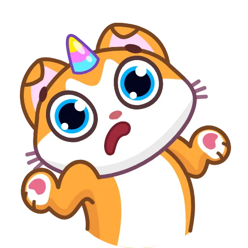🤷‍♂️ Эмодзи «A Unicorn Cat» для Telegram