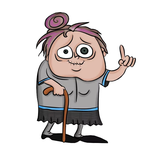 👵 Стикер «Альфа» для Telegram