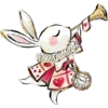 🐇 Эмодзи «Алиса в стране чудес 🍵🤔» для Telegram