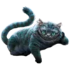 🐈 Эмодзи «Алиса в стране чудес 🍵🤔» для Telegram