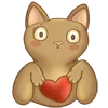 ❤️ Эмодзи «🥰 Набор эмоджи с котиками» для Telegram