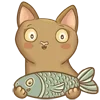 🐟 Эмодзи «🥰 Набор эмоджи с котиками» для Telegram
