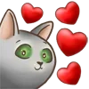 🥰 Эмодзи «🥰 Набор эмоджи с котиками» для Telegram