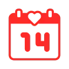 📅 Эмодзи «Adapt Valentines Day» для Telegram