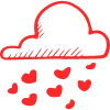 🌧 Эмодзи «Adapt Valentines Day» для Telegram