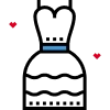 👗 Эмодзи «Adapt Valentines Day» для Telegram