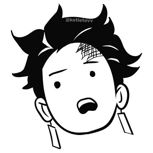 😦 Эмодзи «Anime» для Telegram