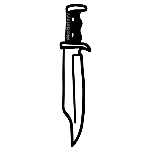 🔪 Эмодзи «Hardcore» для Telegram