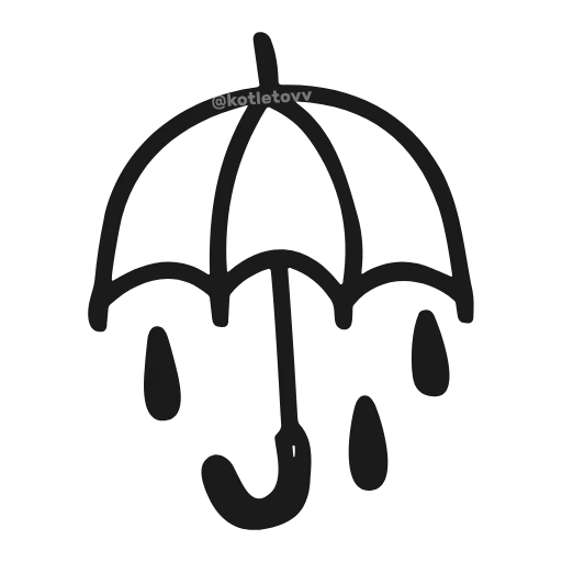 ☔️ Эмодзи «Адаптив Статусики» для Telegram