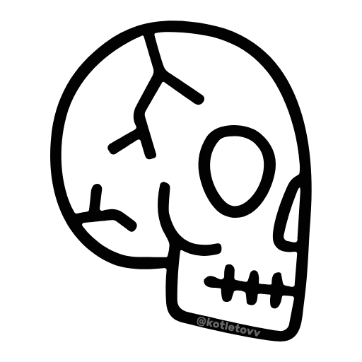 ☠️ Эмодзи «Адаптив Статусики» для Telegram