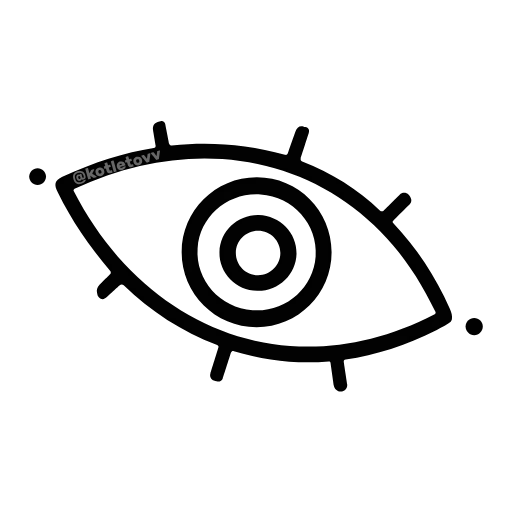 👁‍🗨 Эмодзи «Адаптив Статусики» для Telegram