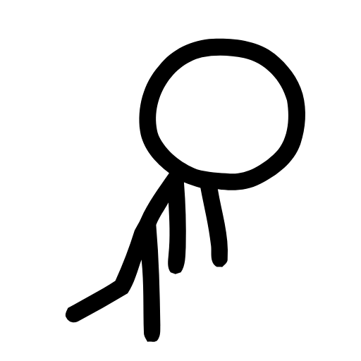 😞 Эмодзи «Stick Man» для Telegram