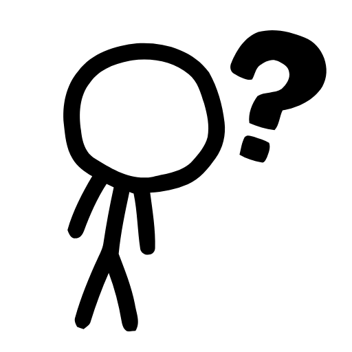 ❔ Эмодзи «Stick Man» для Telegram