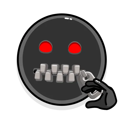 🤐 Эмодзи «Аdiаbatos Tаrtaros» для Telegram