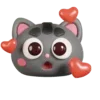 🐈‍⬛ Эмодзи «Adore» для Telegram