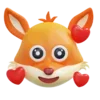 🦊 Эмодзи «Adore» для Telegram