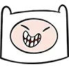 😁 Эмодзи «Adventure Time - время приключений!» для Telegram