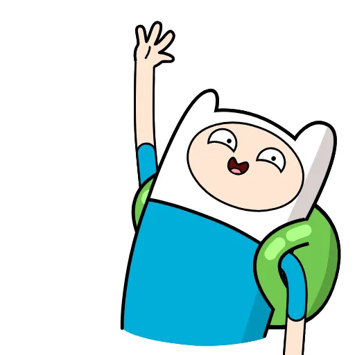 👋 Эмодзи «😭 Время приключений (Adventure Time)» для Telegram