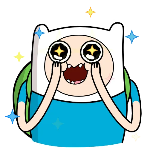 🤩 Эмодзи «😭 Время приключений (Adventure Time)» для Telegram