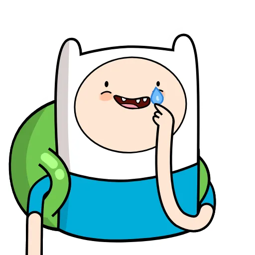 😂 Эмодзи «😭 Время приключений (Adventure Time)» для Telegram