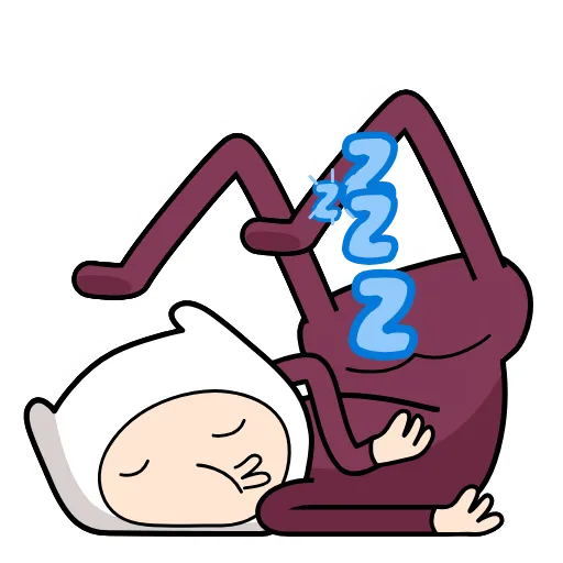 😴 Эмодзи «😭 Время приключений (Adventure Time)» для Telegram