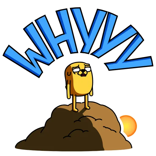 😫 Эмодзи «😭 Время приключений (Adventure Time)» для Telegram