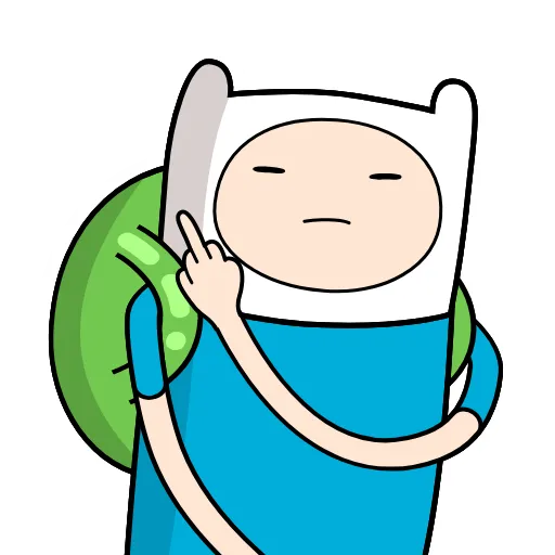 🖕 Эмодзи «😭 Время приключений (Adventure Time)» для Telegram