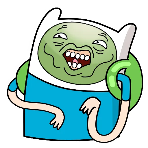 🤢 Эмодзи «😭 Время приключений (Adventure Time)» для Telegram