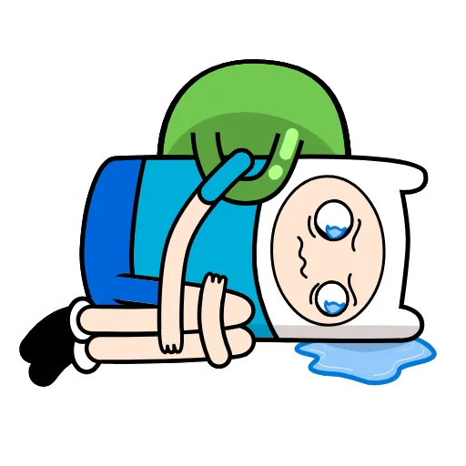 😭 Эмодзи «😭 Время приключений (Adventure Time)» для Telegram