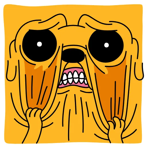 😫 Эмодзи «😭 Время приключений (Adventure Time)» для Telegram