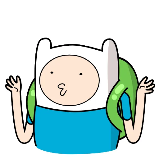 🤷‍♂️ Эмодзи «😭 Время приключений (Adventure Time)» для Telegram
