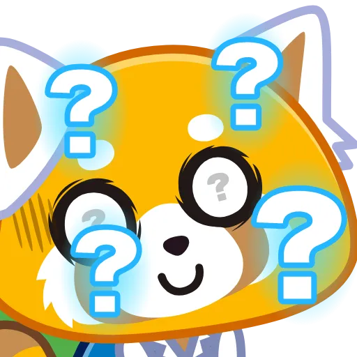 😶 Эмодзи «Aggretsuko» для Telegram